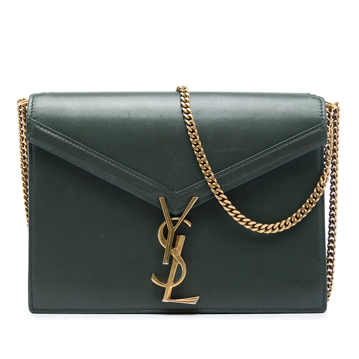 Cassandra Fermoir Sac Cuir de veau lisse Vert
