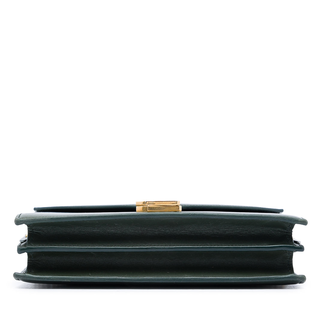Cassandra Fermoir Sac Cuir de veau lisse Vert