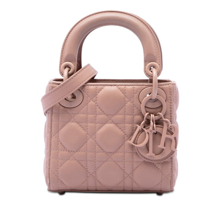 Dior Lady Dior Ultra Matte Cannage Micro Cuir de veau