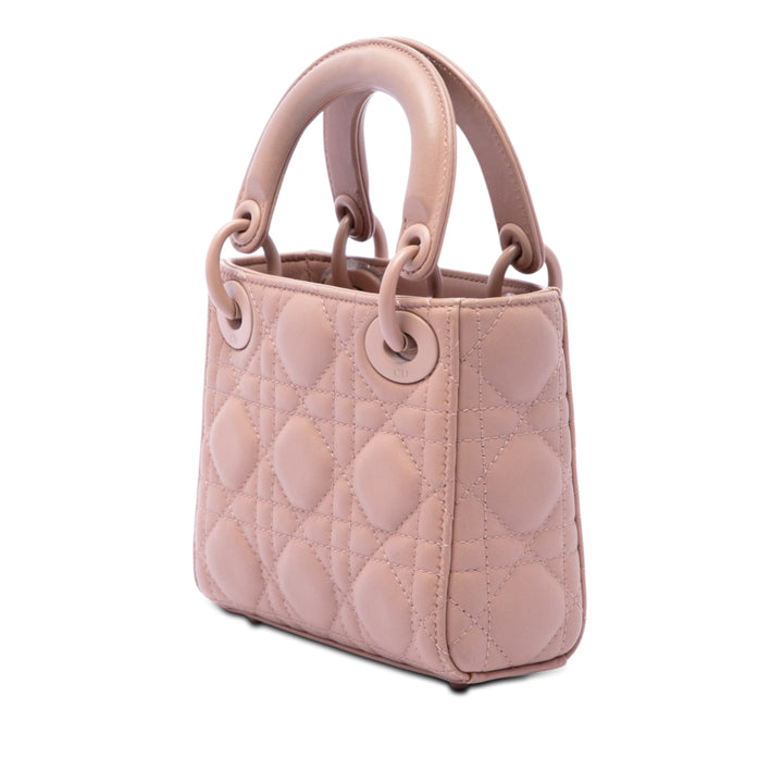 Dior Lady Dior Ultra Matte Cannage Micro Cuir de veau