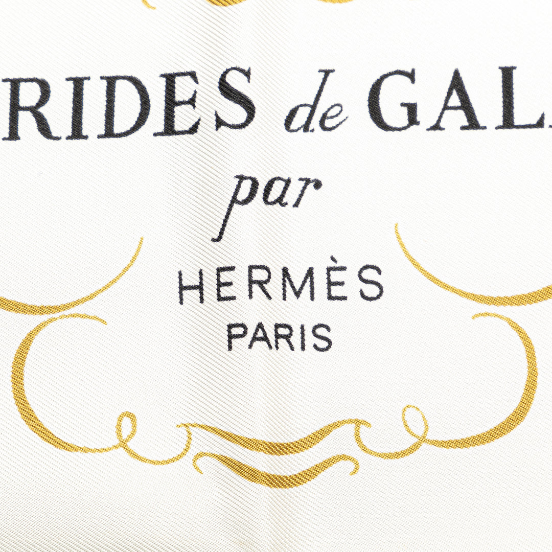 Brides de Gala Silk Scarf White - Gaby Paris