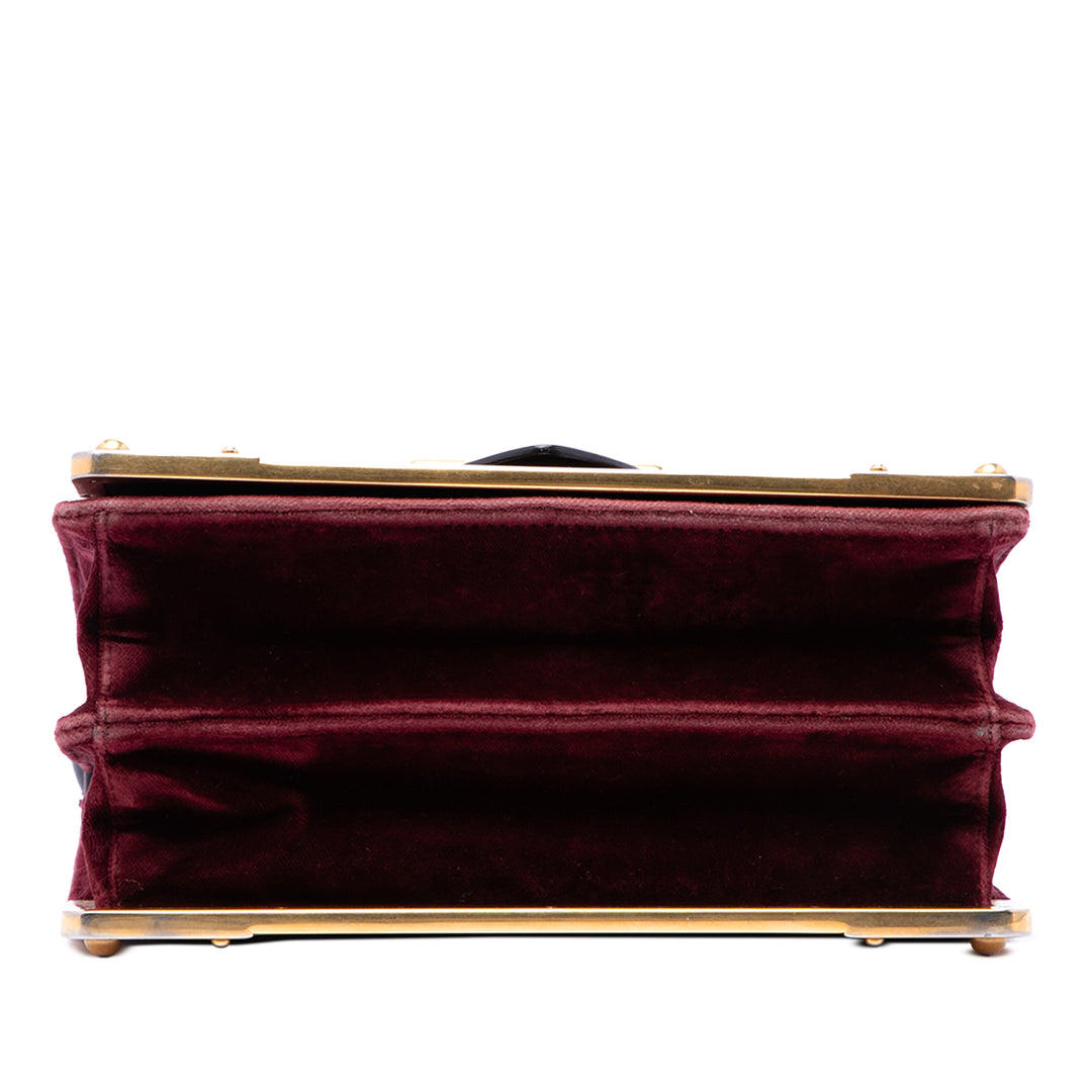 Prada Velours Cahier Sac porté croisé