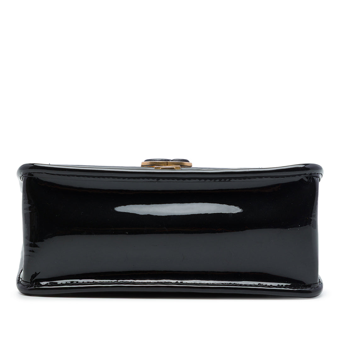 Chanel Matelassé Graphic Catch à rabat Mini Noir – vue 3 – GABY PARIS