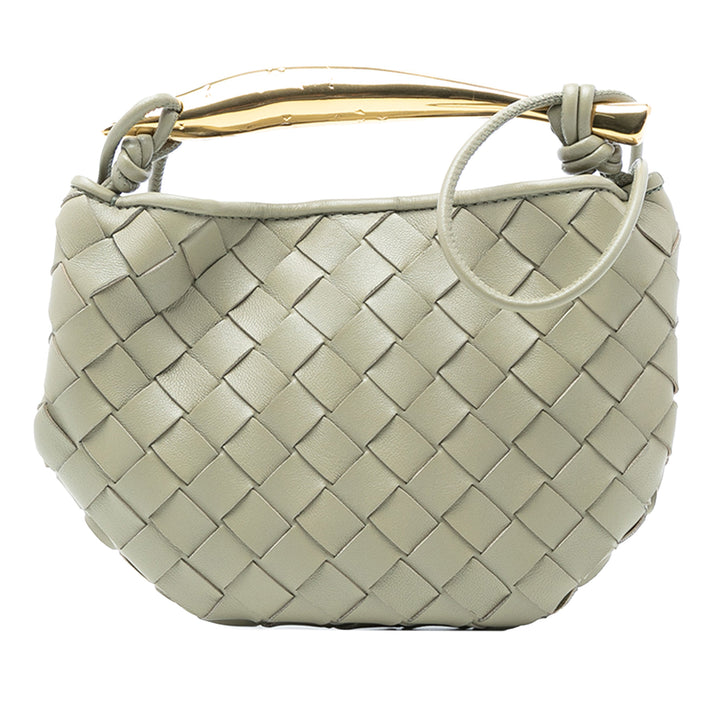 Bottega Veneta Baby Cuir d’agneau Intrecciato Sardine
