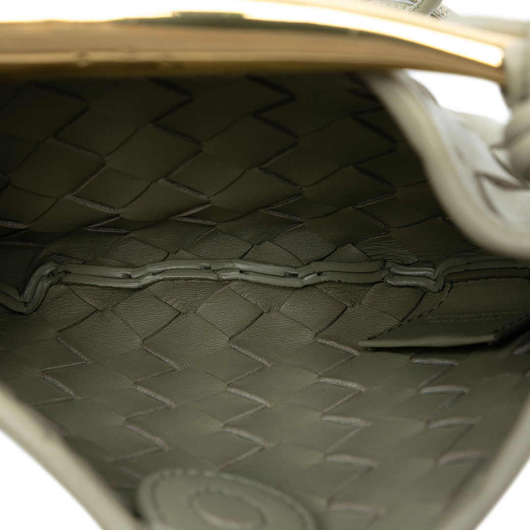 Bottega Veneta Baby Cuir d’agneau Intrecciato Sardine