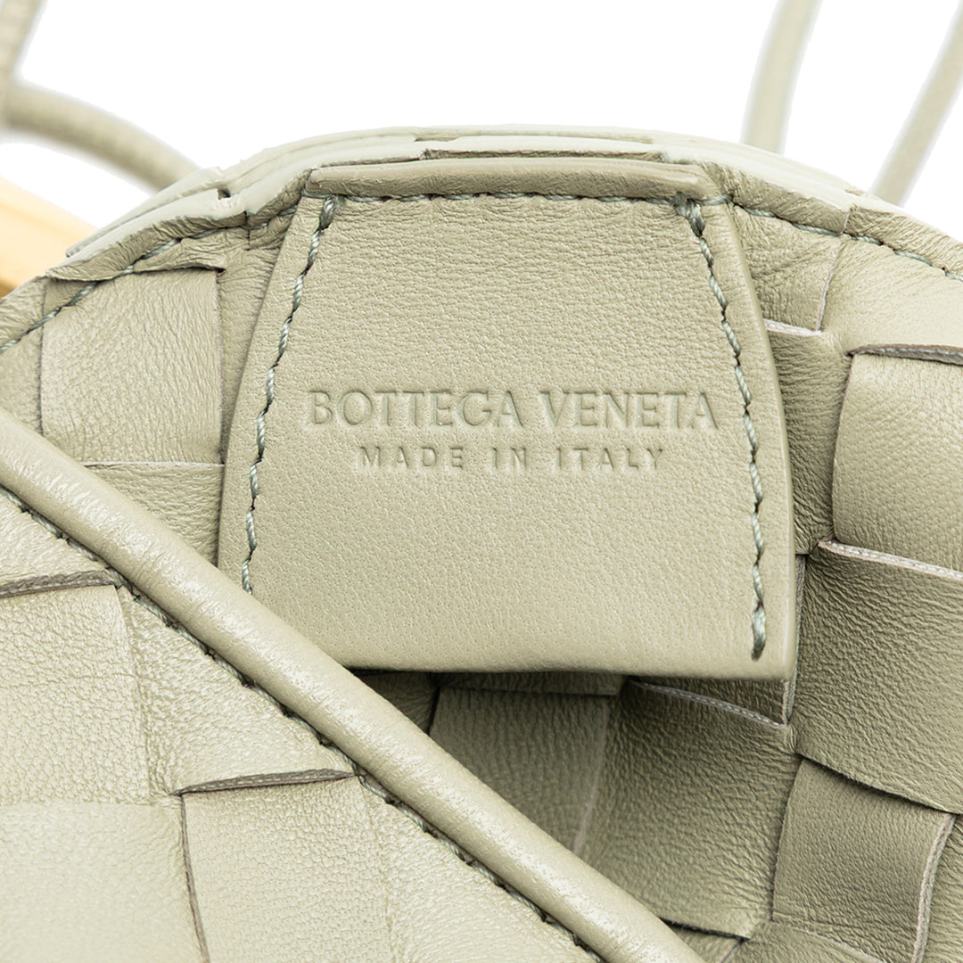Bottega Veneta Baby Cuir d’agneau Intrecciato Sardine
