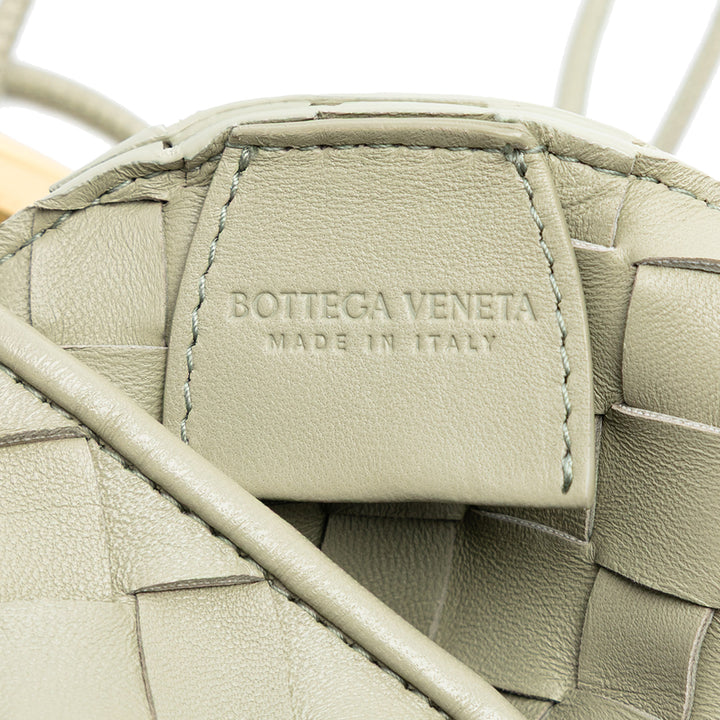 Bottega Veneta Baby Cuir d’agneau Intrecciato Sardine