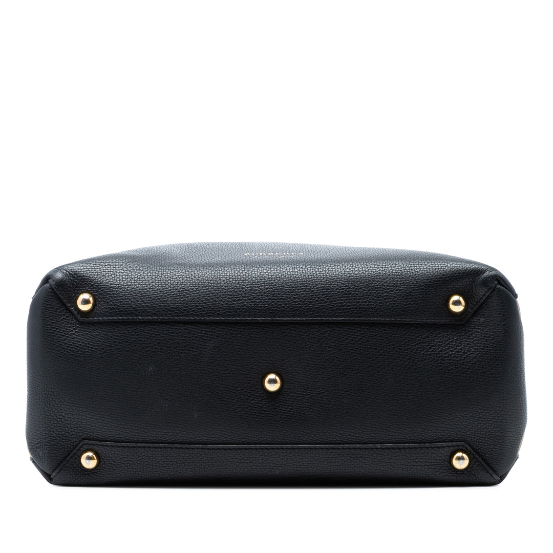 House Check Banner Mittlere Tasche Schwarz