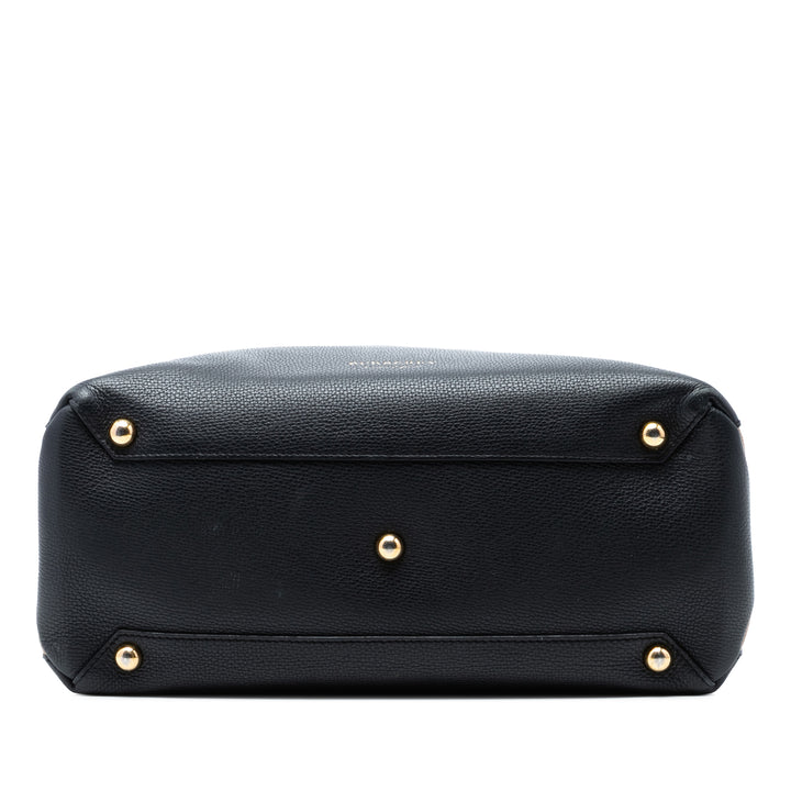 House Check Banner Mittlere Tasche Schwarz