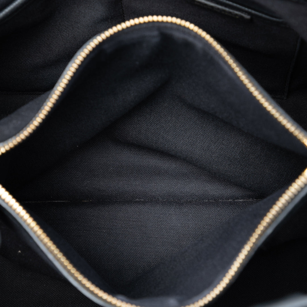 House Check Banner Mittlere Tasche Schwarz