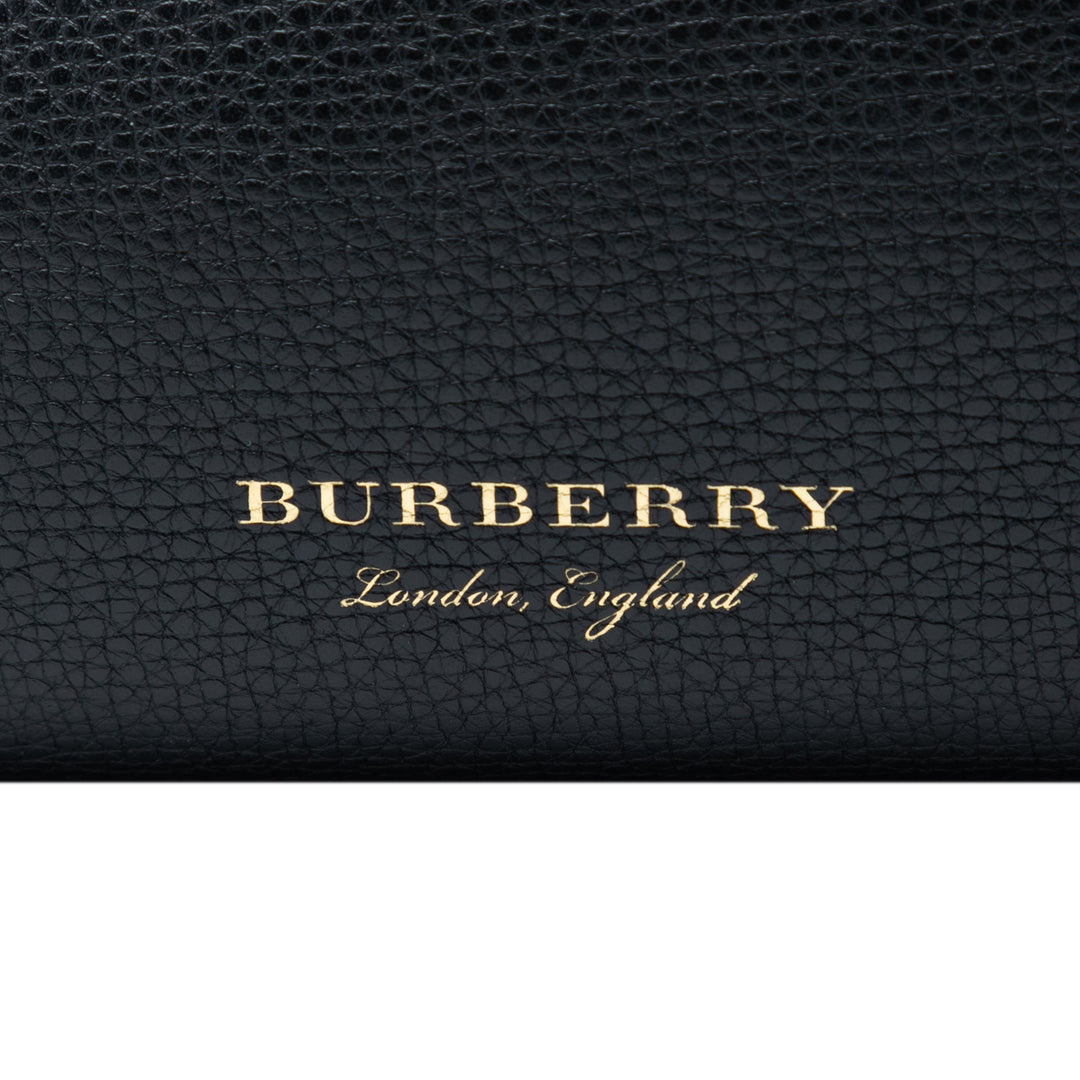 House Check Banner Mittlere Tasche Schwarz