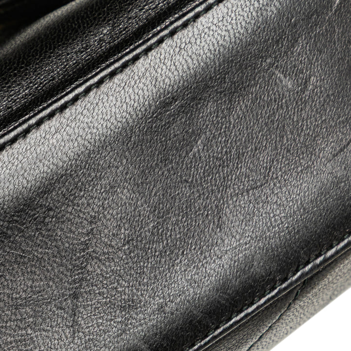 Mini CC Quilted Lambskin Single Flap Black - Gaby Paris
