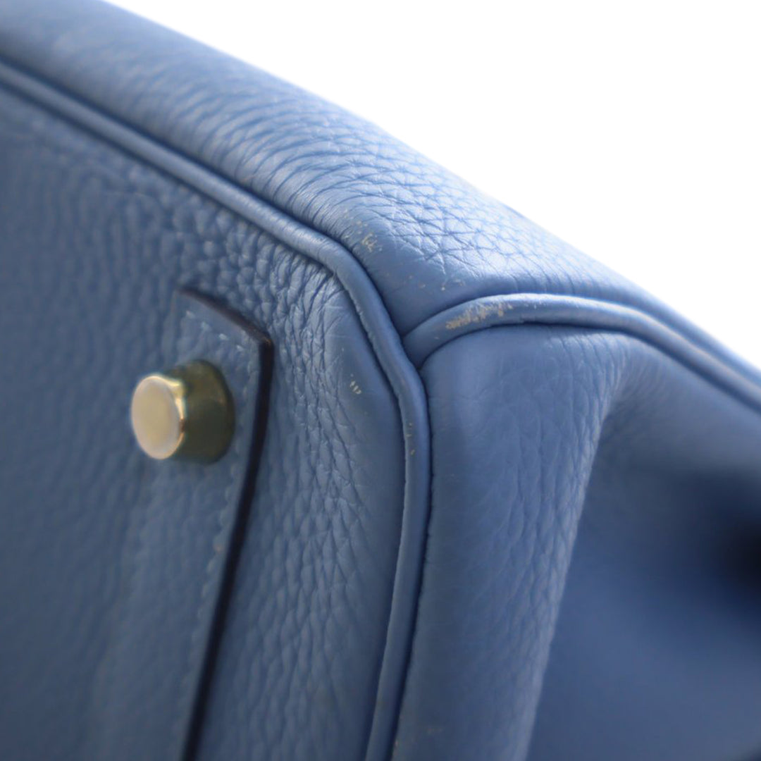 Hermès Sac à main Birkin Retourne 30 Togo Bleu – vue 10 – GABY PARIS