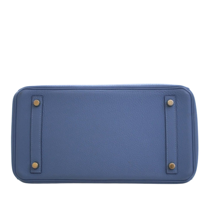 Hermès Sac à main Birkin Retourne 30 Togo Bleu – vue 4 – GABY PARIS