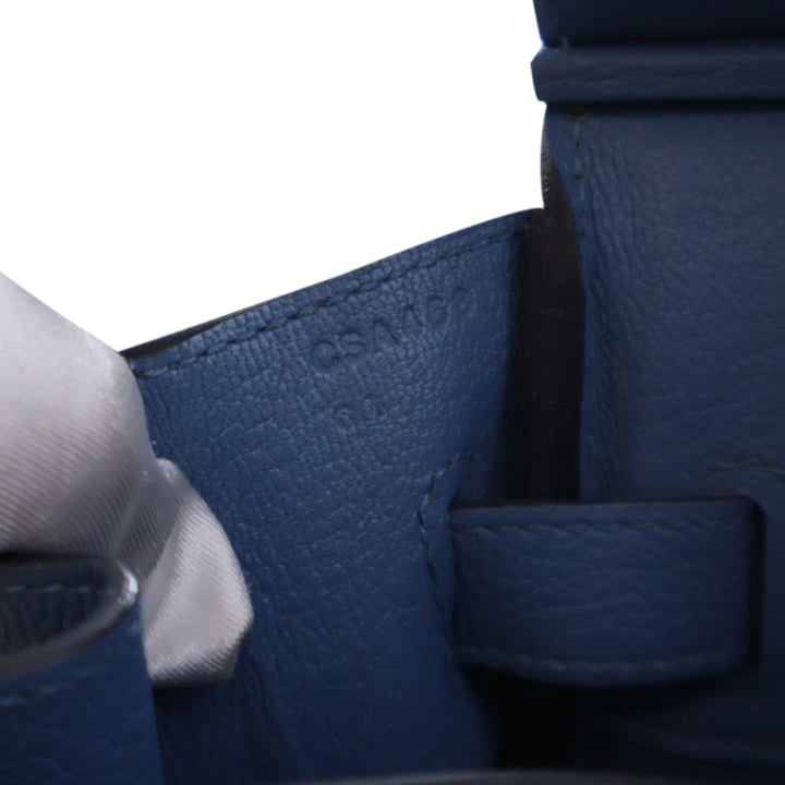 Hermès Sac à main Birkin Retourne 30 Togo Bleu – vue 6 – GABY PARIS