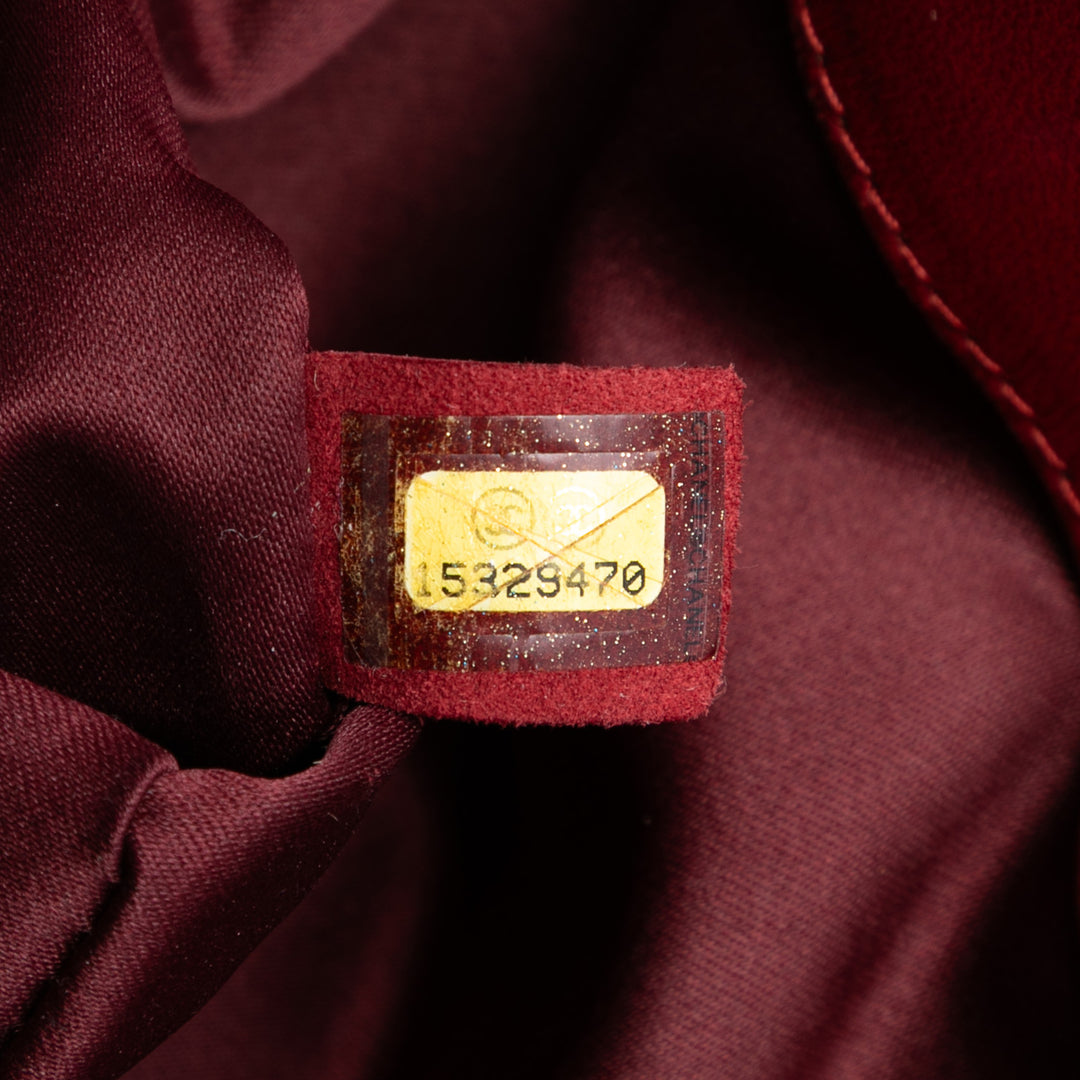 Chanel Maxi Matelassé Cuir d’agneau 3 Accordion à rabat