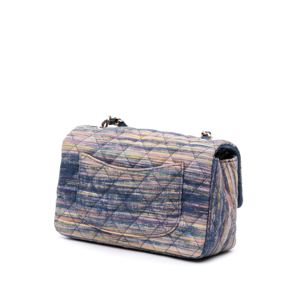 Chanel Mini Rectangular Multicolor Classic Jean Simple rabat Bleu – GABY PARIS Authentique