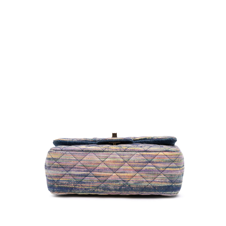Chanel Mini Rectangular Multicolor Classic Jean Simple rabat Bleu – GABY PARIS Authentique