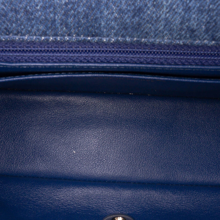 Chanel Mini Rectangular Multicolor Classic Jean Simple rabat Bleu – GABY PARIS Authentique