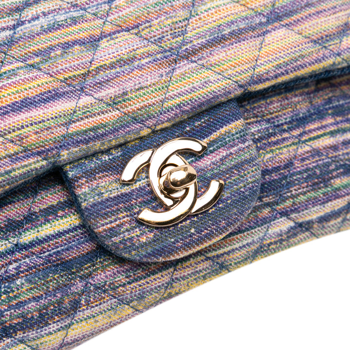 Chanel Mini Rectangular Multicolor Classic Jean Simple rabat Bleu – GABY PARIS Authentique