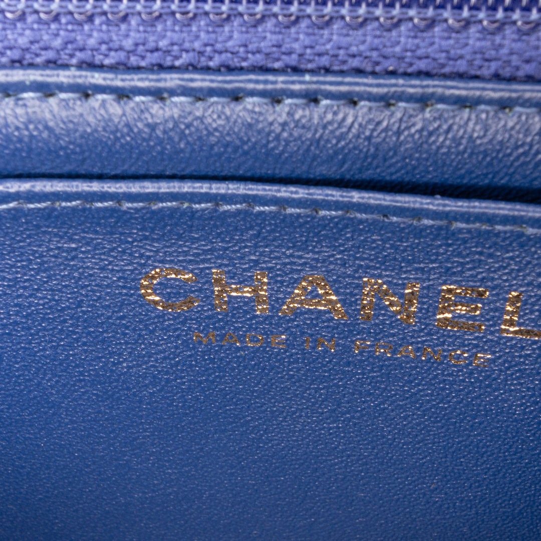 Chanel Mini Rectangular Multicolor Classic Jean Simple rabat Bleu – GABY PARIS Authentique