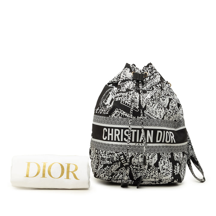Dior Technical Plan de Paris DiorTravel Cordon Pochette Noir – vue 7 – GABY PARIS