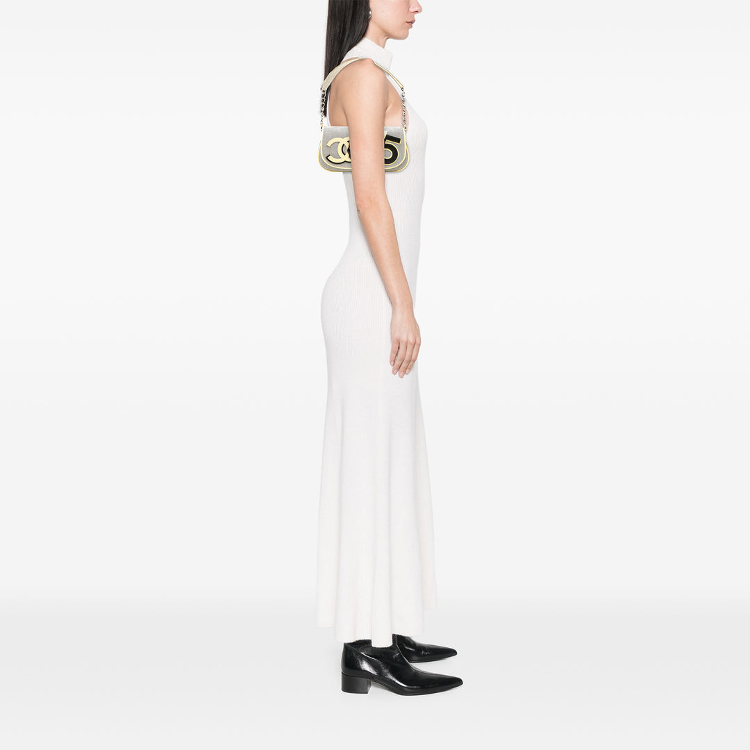 Chanel Toile CC Camellia No. 5 Sac bandoulière Gris – GABY PARIS Authentique