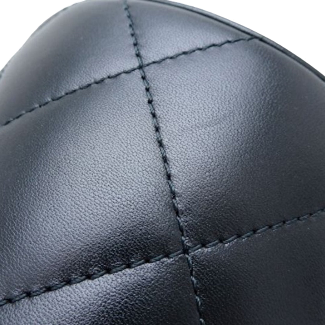 Chanel Matelassé Side Note Vanity Petit Cuir d'agneau