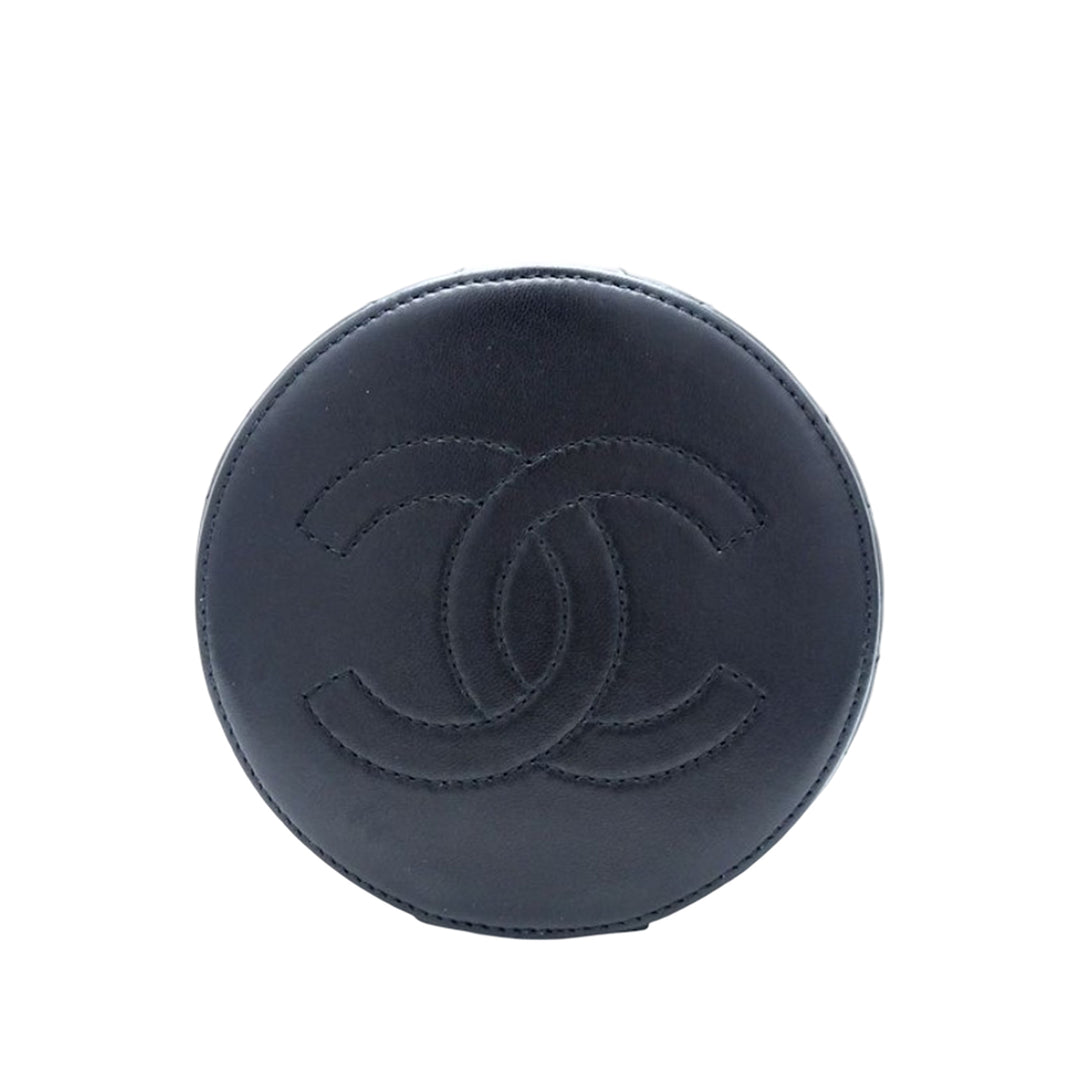 Chanel Matelassé Side Note Vanity Petit Cuir d'agneau