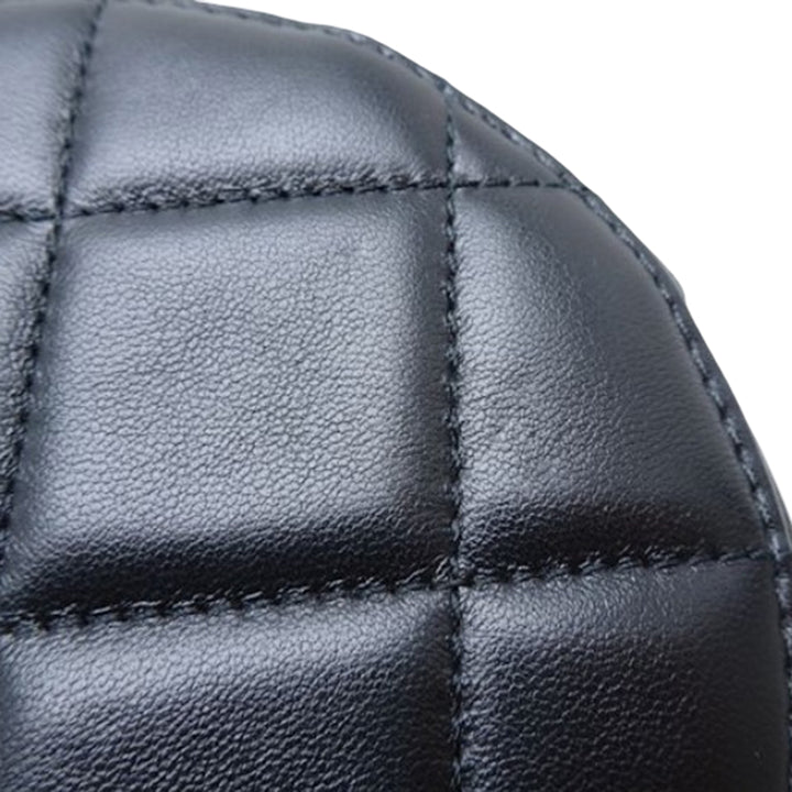 Chanel Matelassé Side Note Vanity Petit Cuir d'agneau