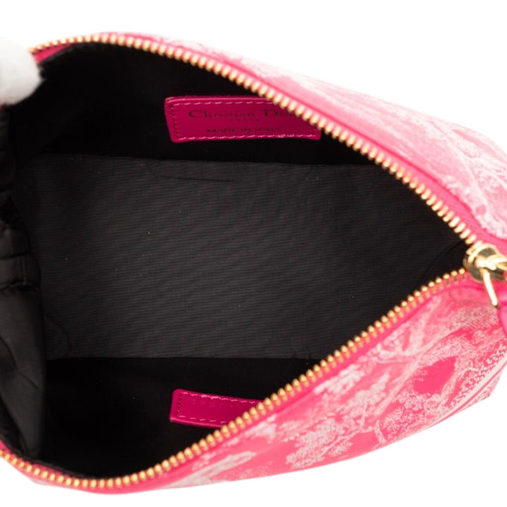 Dior Small Technical Fabric Toile de Jouy Reverse DiorTravel Nomad Pochette