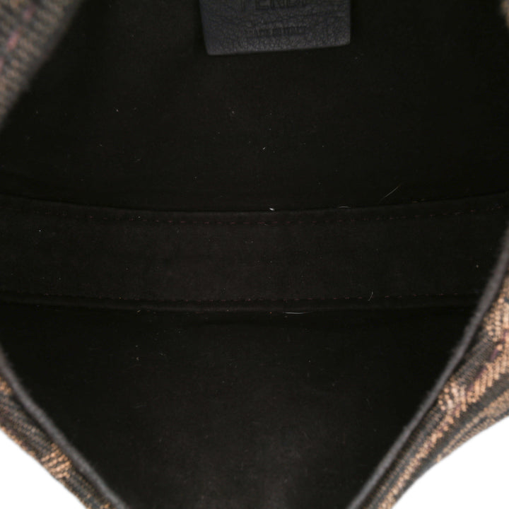 Mini Zucca Canvas Cookie Hobo Brown - Gaby Paris