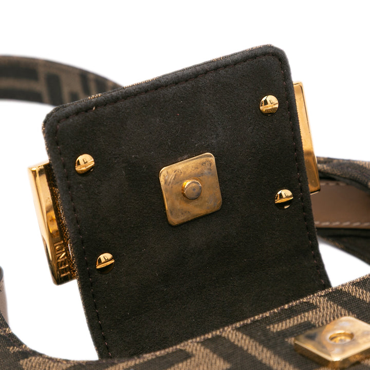 Mini Zucca Canvas Cookie Hobo Brown - Gaby Paris