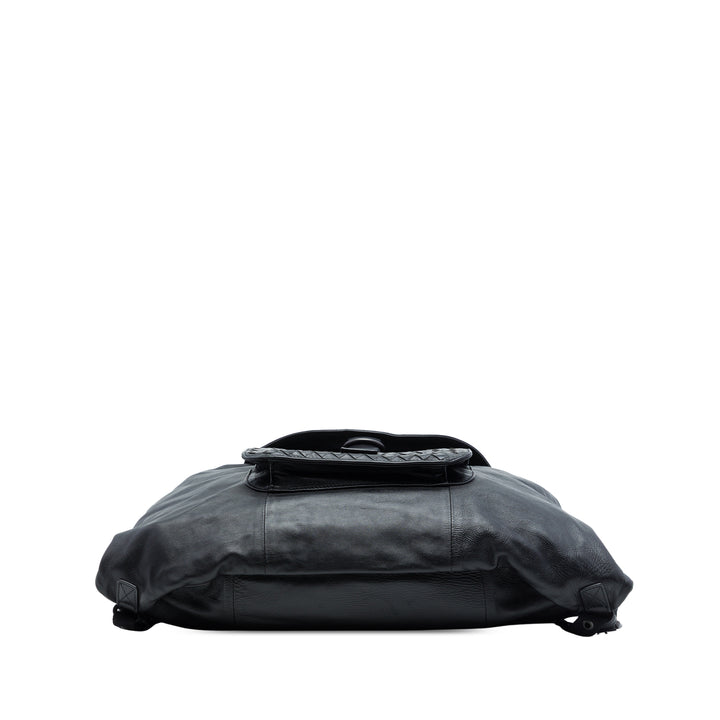 Bottega Veneta Intrecciato à finitions Cuir Drawstring Sac à dos