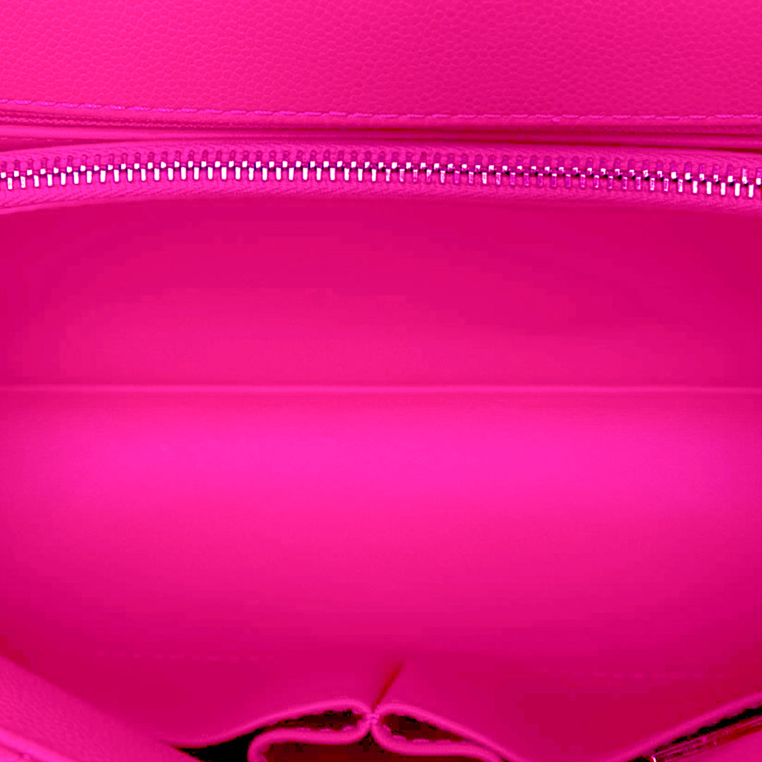 Chanel Matelassé Coco sac à Petit Cuir caviar Rose – vue 4 – GABY PARIS