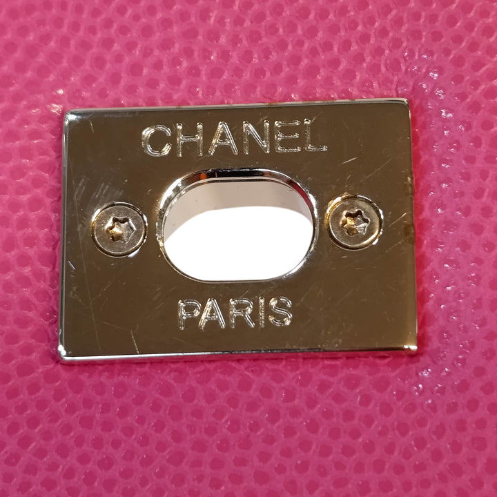 Chanel Matelassé Coco sac à Petit Cuir caviar Rose – vue 5 – GABY PARIS
