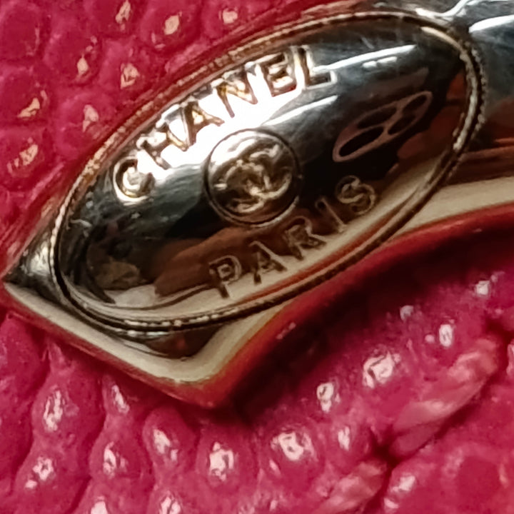 Chanel Matelassé Coco sac à Petit Cuir caviar Rose – vue 7 – GABY PARIS