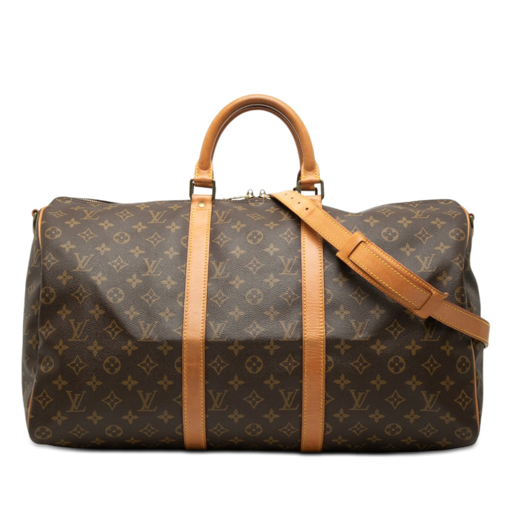 Keepall Bandouliere 50 Monogram Marron