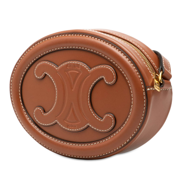 Celine Triomphe Ovale Sac Petit Cuir de veau
