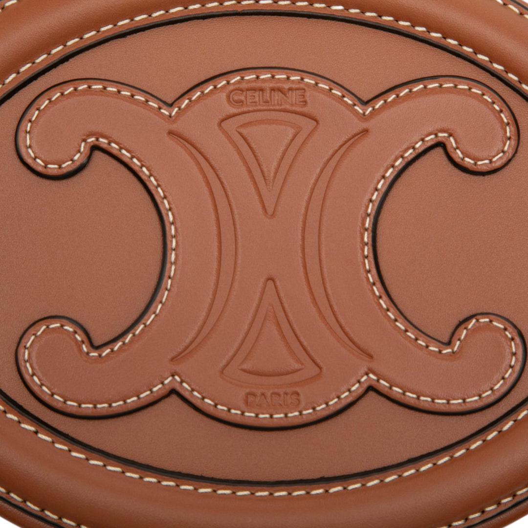 Celine Triomphe Ovale Sac Petit Cuir de veau