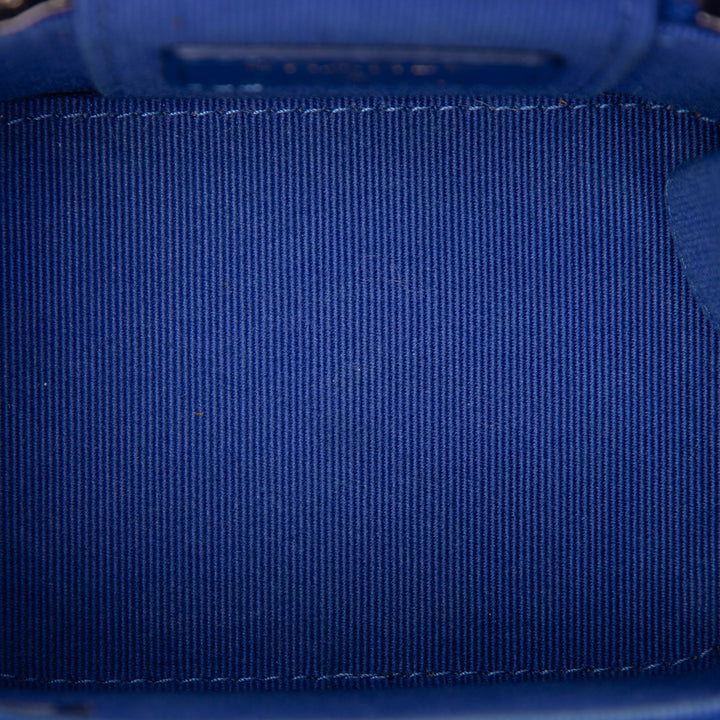 Chanel Mini CC Matelassé Cuir d'agneau anse supérieure Vanity avec chaîne