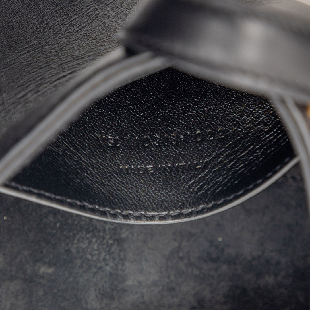 Saint Laurent Mini Smooth Cuir de veau Le 5 a 7