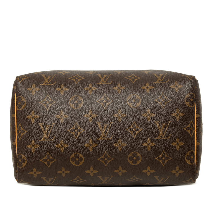 Louis Vuitton Sac à main Speedy 25 Monogram Marron – vue 3 – GABY PARIS