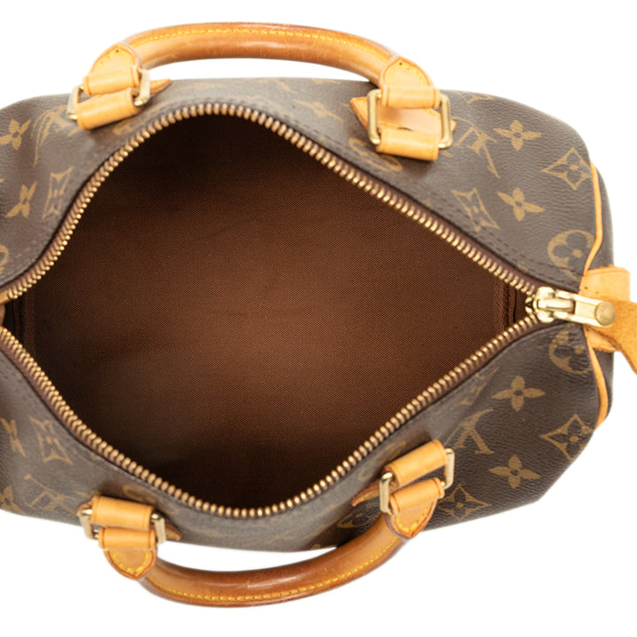 Louis Vuitton Sac à main Speedy 25 Monogram Marron – vue 4 – GABY PARIS