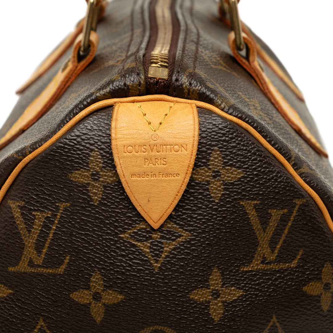 Louis Vuitton Sac à main Speedy 25 Monogram Marron – vue 5 – GABY PARIS
