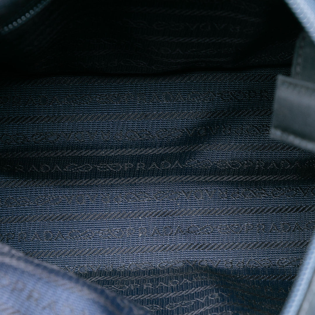 Prada Tessuto Metal Handle Sac