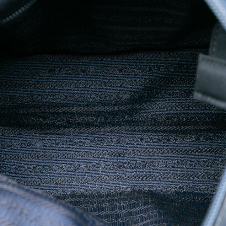 Prada Tessuto Metal Handle Sac