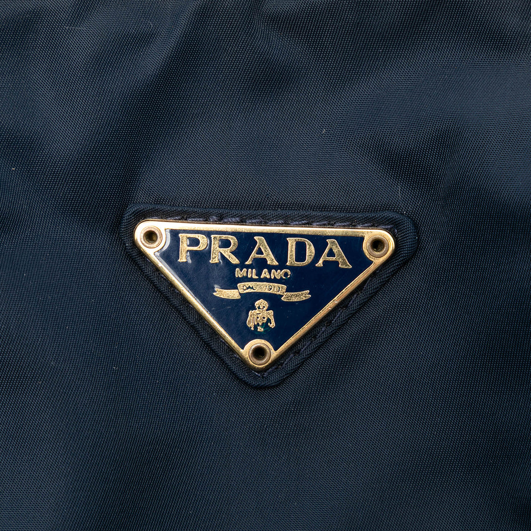 Prada Tessuto Metal Handle Sac