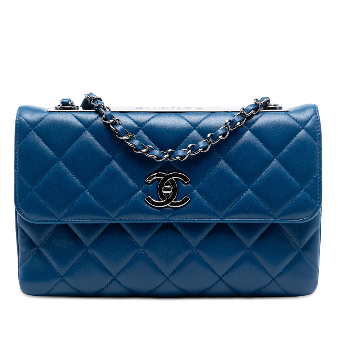 Chanel Medium Matelassé Cuir d’agneau Trendy CC à rabat