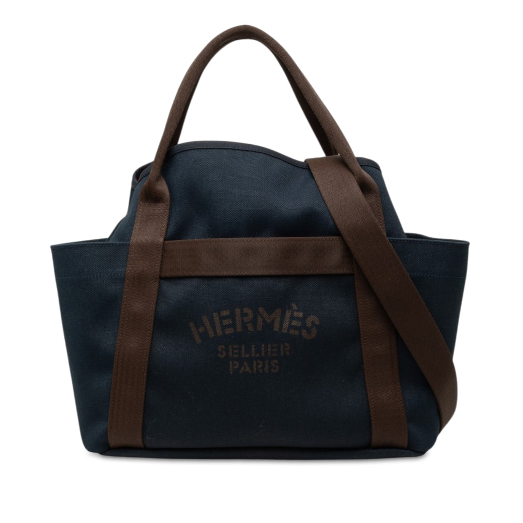 Hermès Sac de Pansage Grooming Sac Tissu